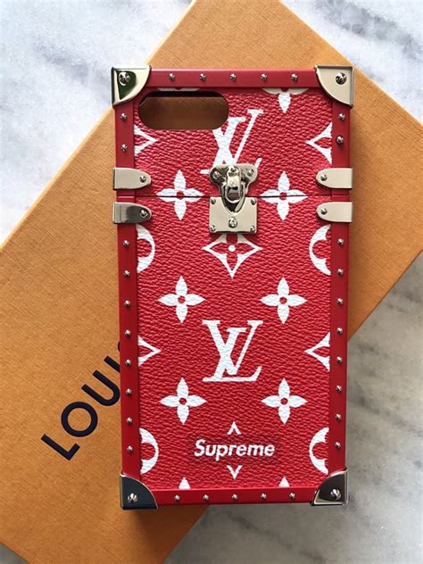 louis vuitton supreme iphone case price|louis vuitton hard phone case.